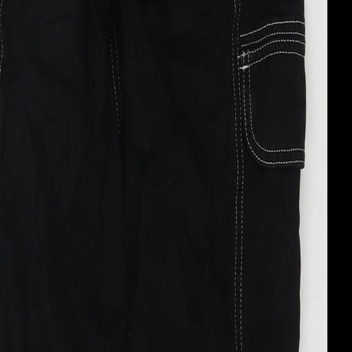 BDG Womens Black Cotton Straight Jeans Size 24 in L30 in Regular Zip - Cargo Style