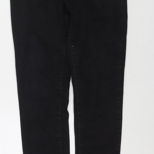Denim & Co. Womens Black Cotton Skinny Jeans Size 12 L30 in Regular Zip