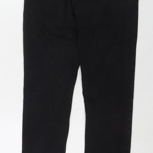 Denim & Co. Womens Black Cotton Skinny Jeans Size 12 L30 in Regular Zip