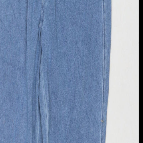 Uniqlo Womens Black Cotton Jegging Jeans Size M L24 in Regular