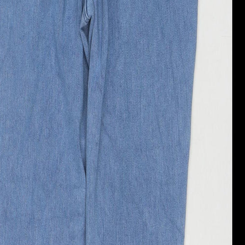 Uniqlo Womens Black Cotton Jegging Jeans Size M L24 in Regular