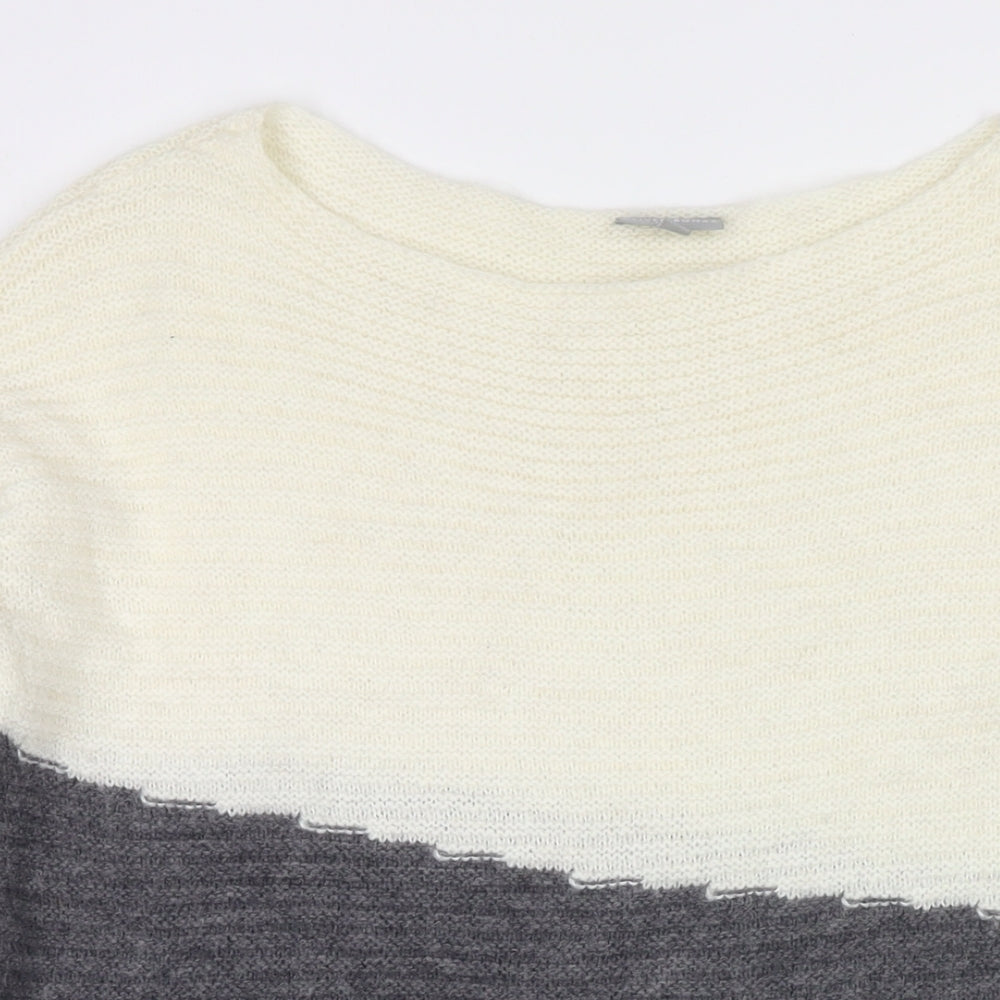 Oliver Bonas Womens Multicoloured Round Neck Acrylic Pullover Jumper Size 8