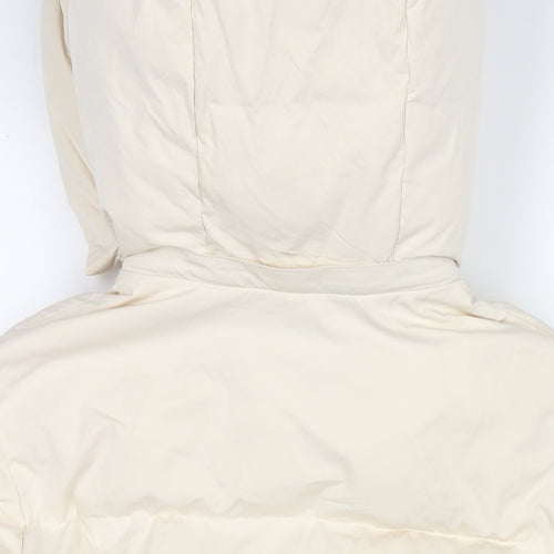 Reiss Womens Ivory Puffer Jacket Jacket Size S Zip