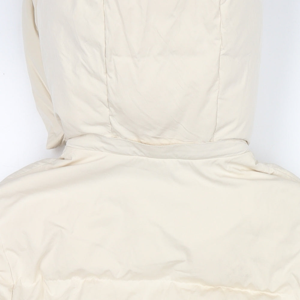 Reiss Womens Ivory Puffer Jacket Jacket Size S Zip