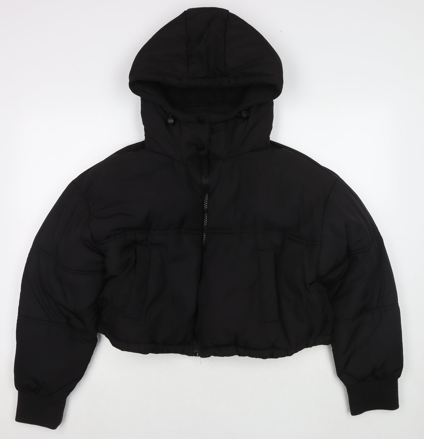 Topshop Womens Black Jacket Size 16 Zip