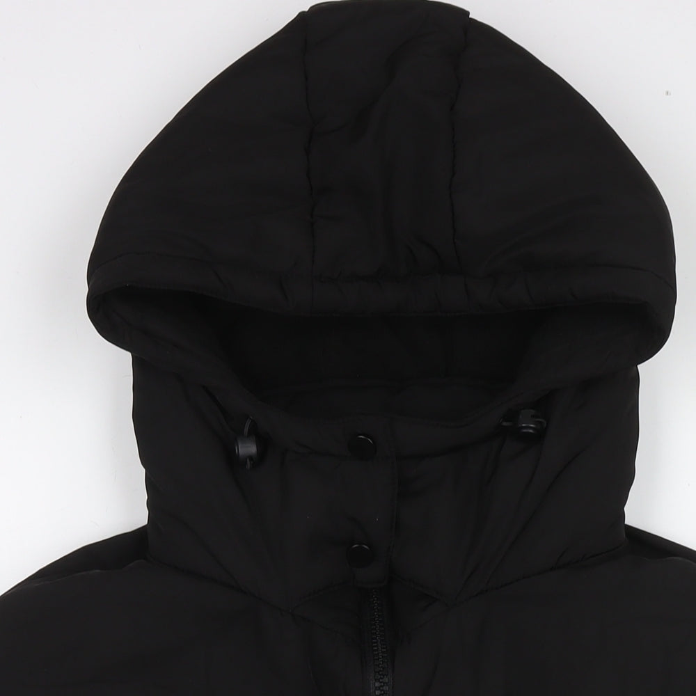 Topshop Womens Black Jacket Size 16 Zip