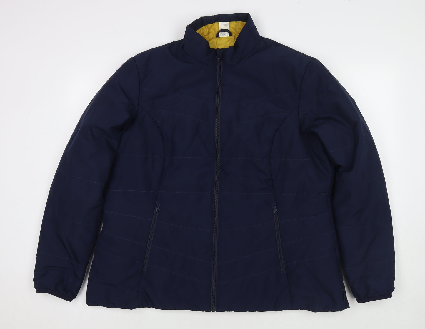 DECATHLON Womens Blue Jacket Size 2XL Zip