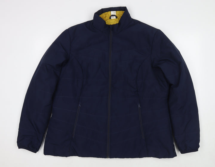 DECATHLON Womens Blue Jacket Size 2XL Zip