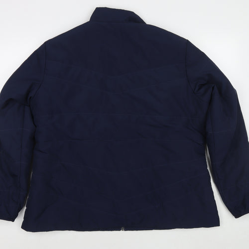 DECATHLON Womens Blue Jacket Size 2XL Zip
