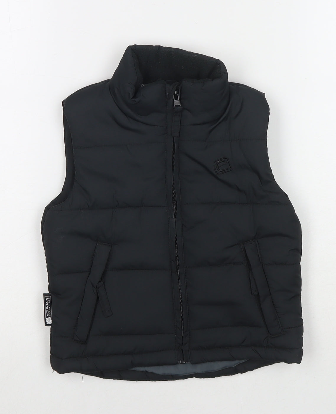 Mountain Essentials Boys Black Gilet Waistcoat Size 2-3 Years Zip