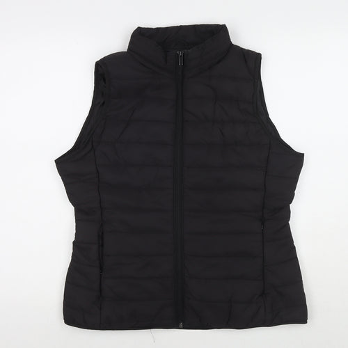 Jack in the Bag Womens Black Gilet Waistcoat Size 12 Zip