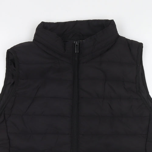 Jack in the Bag Womens Black Gilet Waistcoat Size 12 Zip