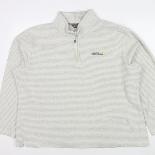 Regatta Womens Grey Polyester Pullover Sweatshirt Size 22 Pullover