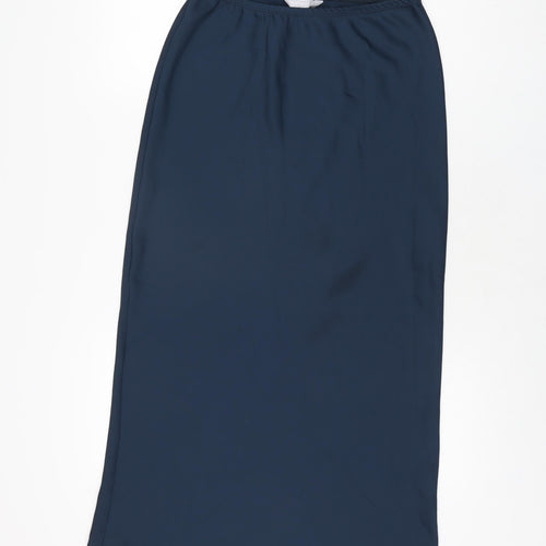 Red Herring Womens Blue Polyester Flare Skirt Size 10
