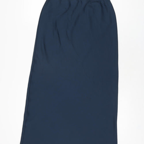 Red Herring Womens Blue Polyester Flare Skirt Size 10