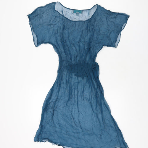 Monsoon Womens Blue Polyester Cover Up Size 10