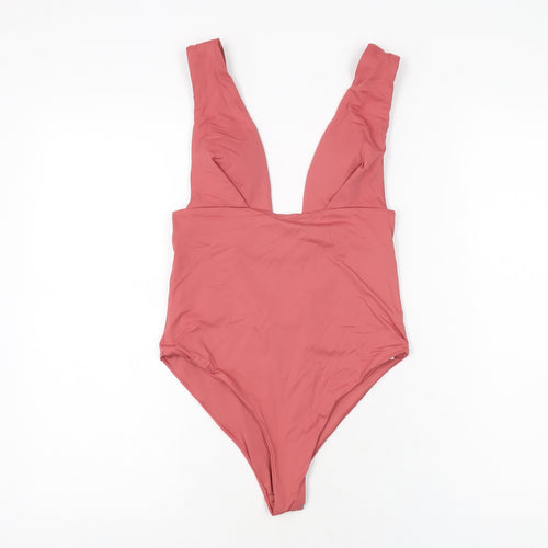 Zara Womens Pink Polyester One Piece Size S