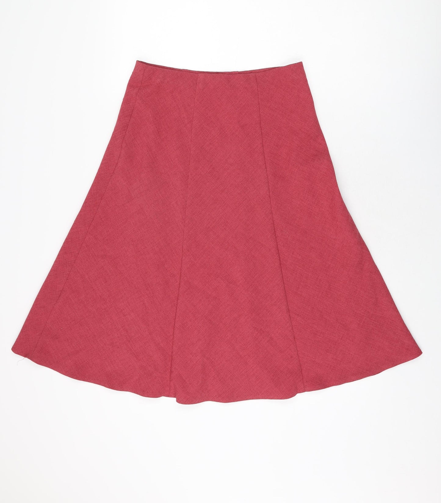 Honor Millburn Womens Red Polyester Swing Skirt Size 10