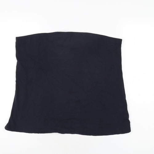 NEXT Womens Blue Cotton Basic T-Shirt Size 20 Off the Shoulder