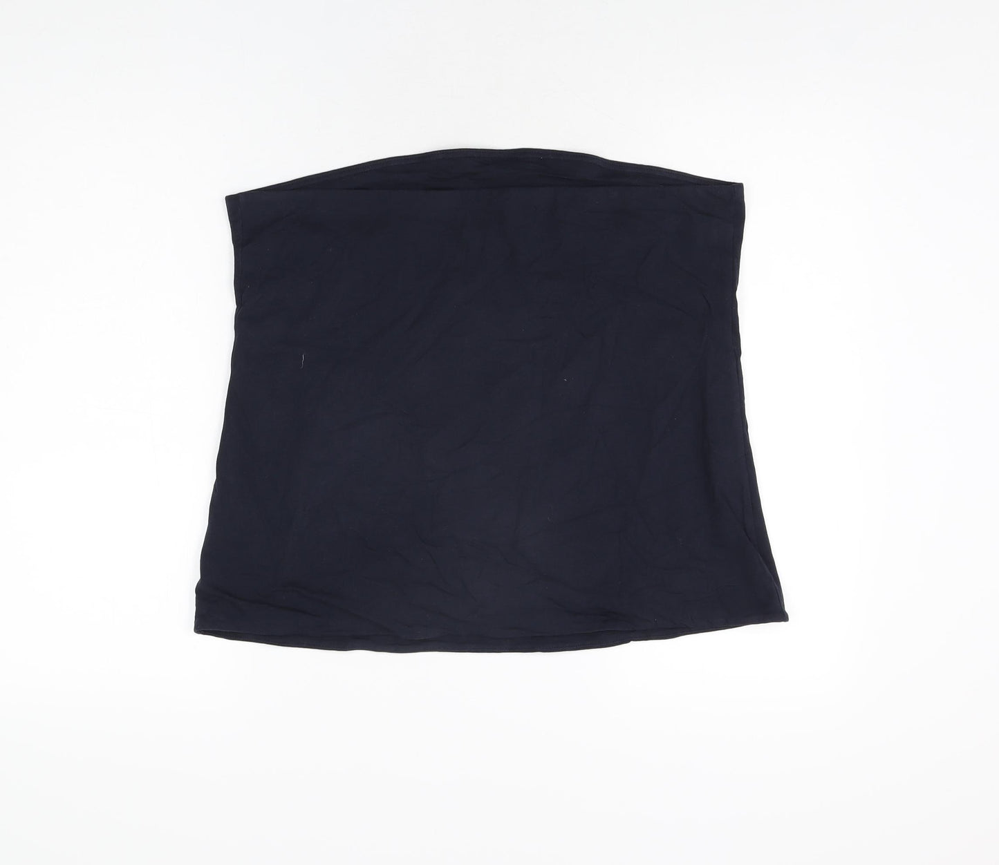 NEXT Womens Blue Cotton Basic T-Shirt Size 20 Off the Shoulder