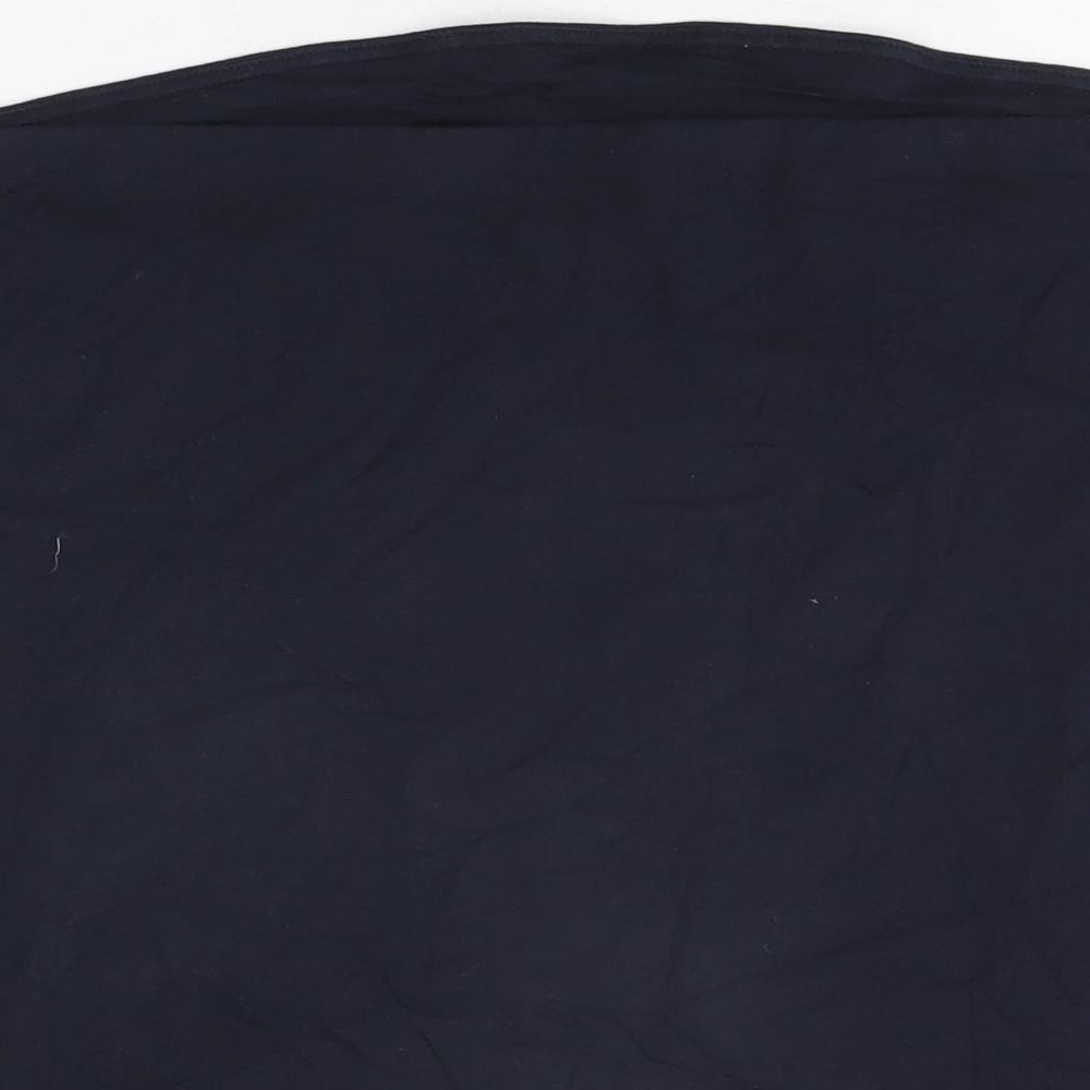 NEXT Womens Blue Cotton Basic T-Shirt Size 20 Off the Shoulder