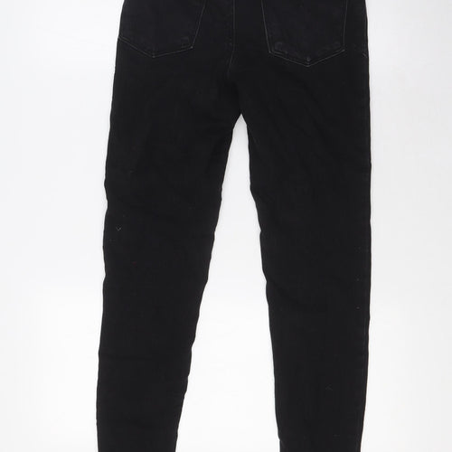 Denim & Co. Womens Black Cotton Skinny Jeans Size 6 L29 in Regular Zip
