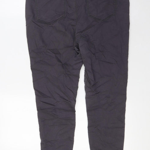George Womens Grey Cotton Skinny Jeans Size 12 L28 in Regular - Jeggin