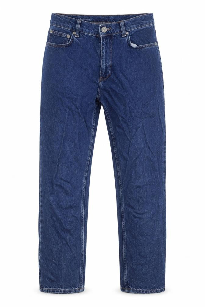 MNG Womens Blue Cotton Mom Jeans Size 8 L28 in Regular Zip