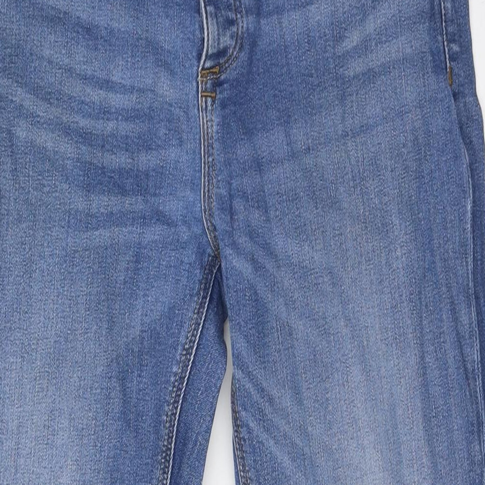 River Island Mens Blue Cotton Skinny Jeans Size 30 in L29 in Regular Zip