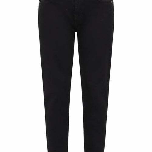 Topshop Womens Black Cotton Skinny Jeans Size 25 in L25 in Regular Zip - Raw Hem