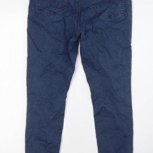 TU Womens Blue Cotton Jegging Jeans Size 12 L29 in Regular Zip