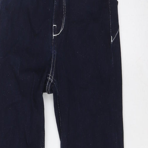 River Island Womens Blue Cotton Bootcut Jeans Size 6 L29 in Regular Zip - Denim