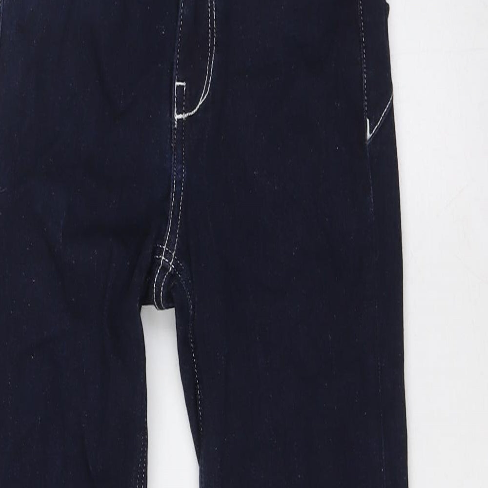 River Island Womens Blue Cotton Bootcut Jeans Size 6 L29 in Regular Zip - Denim