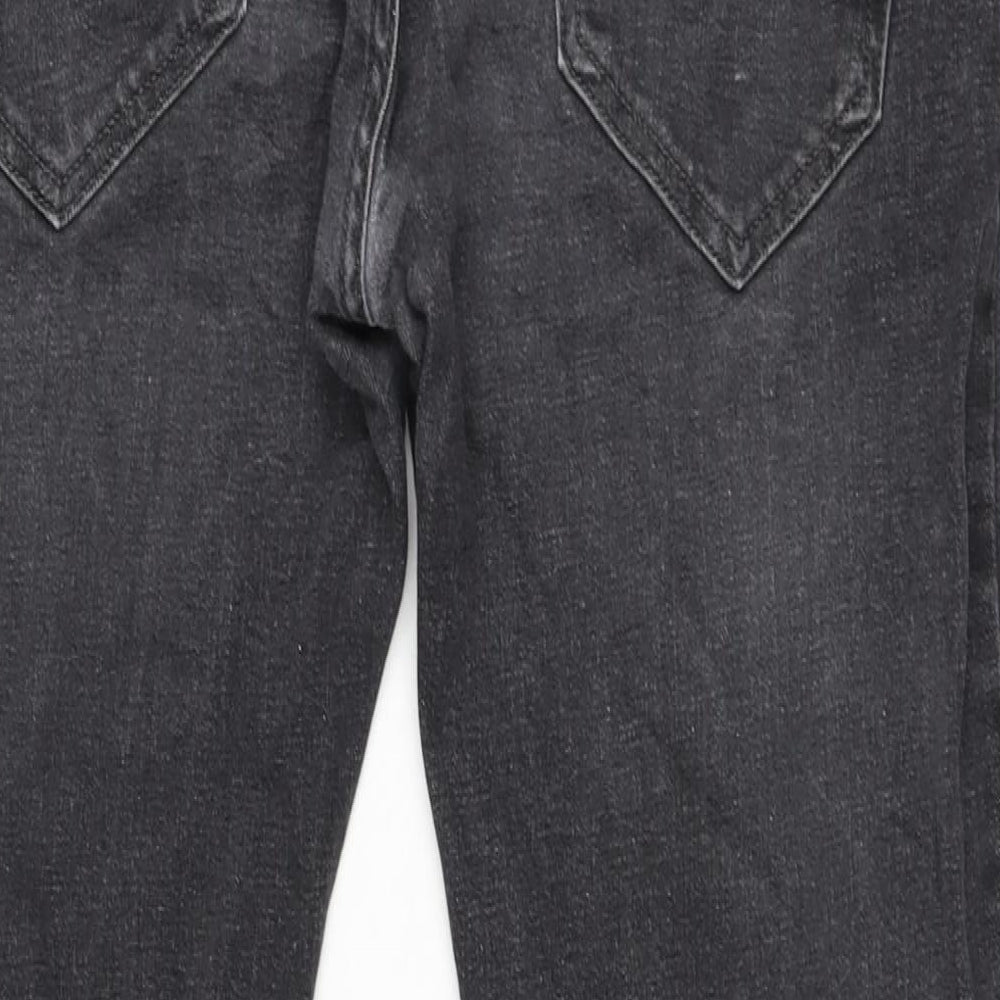 Diesel Mens Grey Cotton Skinny Jeans Size 34 in L32 in Slim Zip