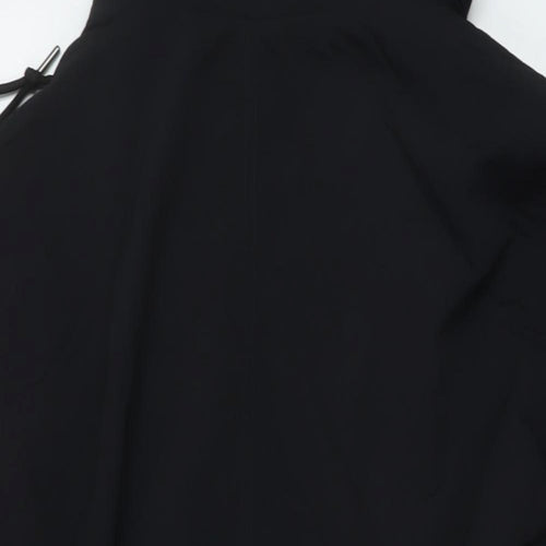 Marks and Spencer Womens Black Parka Coat Size 22 Zip