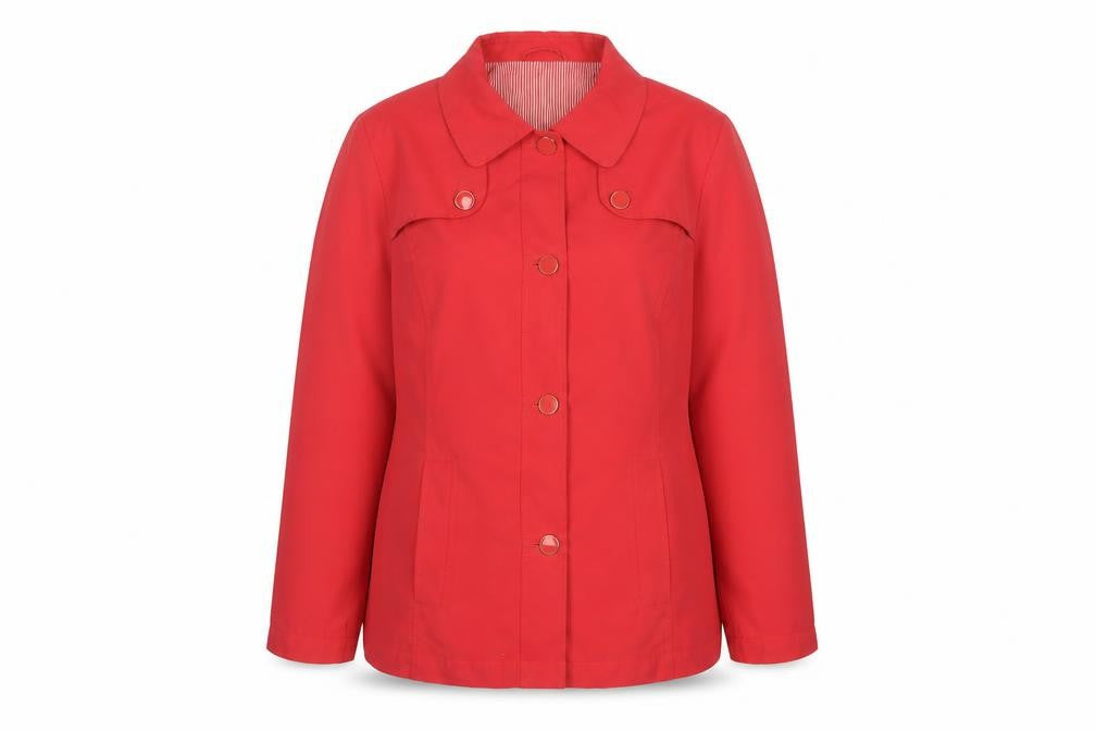 Classics Womens Pink Jacket Size 16 Button