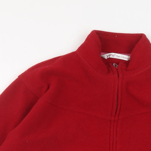 EWM Womens Red Jacket Size 14 Zip