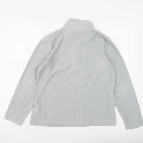 Regatta Womens Grey Polyester Pullover Sweatshirt Size 10 Zip