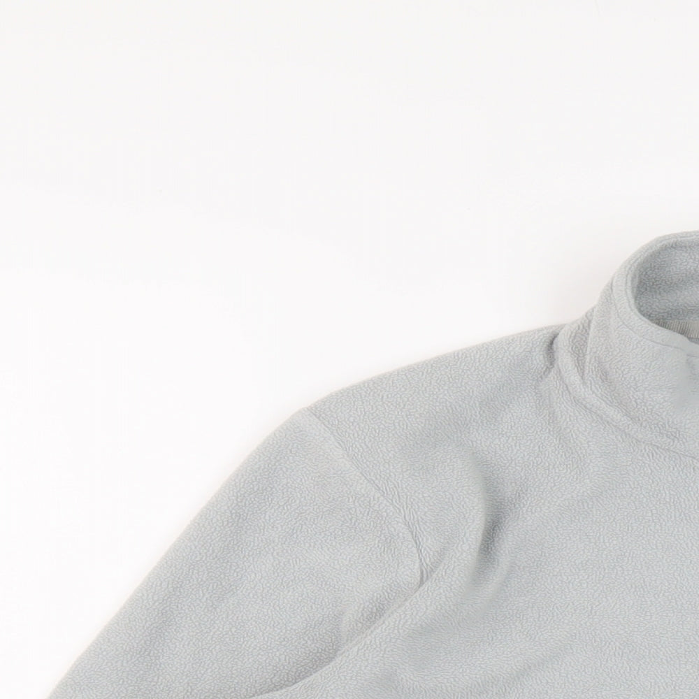 Regatta Womens Grey Polyester Pullover Sweatshirt Size 10 Zip