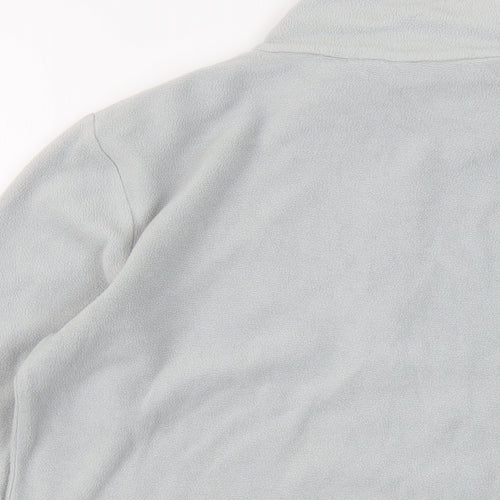 Regatta Womens Grey Polyester Pullover Sweatshirt Size 10 Zip