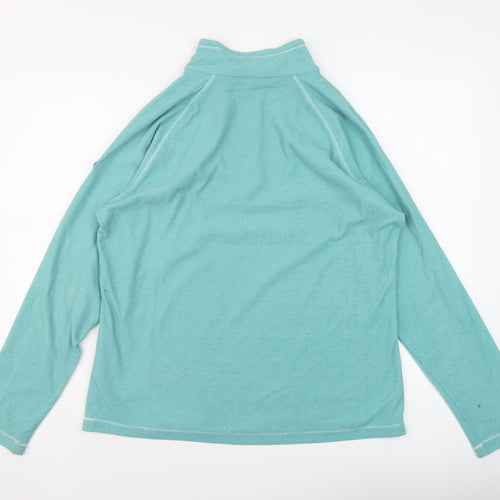 Regatta Womens Blue Polyester Pullover Sweatshirt Size 16 Zip