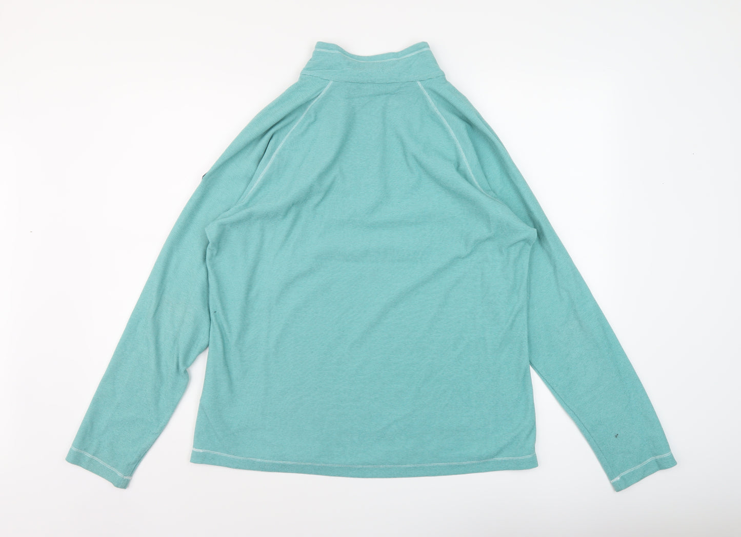 Regatta Womens Blue Polyester Pullover Sweatshirt Size 16 Zip