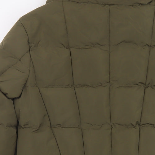 Tokyo Laundry Womens Green Puffer Jacket Jacket Size 8 Zip