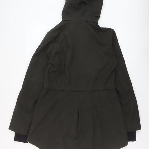 French Connection Womens Green Parka Coat Size M Zip