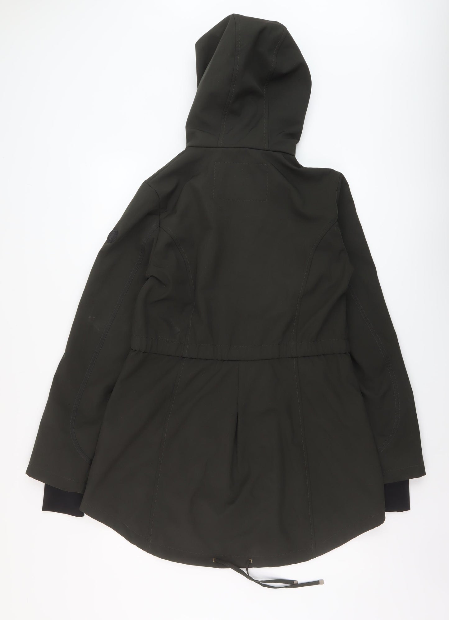 French Connection Womens Green Parka Coat Size M Zip