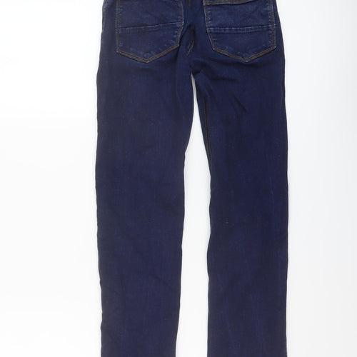 NEXT Boys Blue Cotton Straight Jeans Size 10 Years Regular Button
