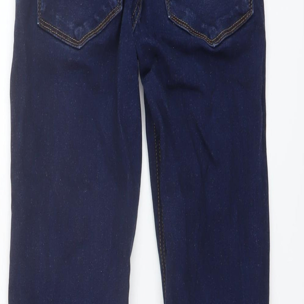 NEXT Boys Blue Cotton Straight Jeans Size 10 Years Regular Button