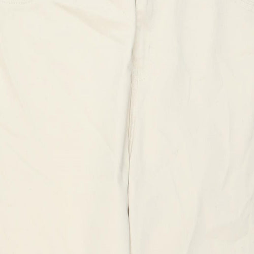 Denim & Co. Womens Beige Cotton Skinny Jeans Size 20 L27 in Regular Button