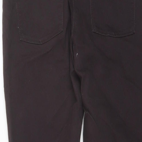 M&Co Womens Brown Cotton Jegging Jeans Size 12 L28 in Regular