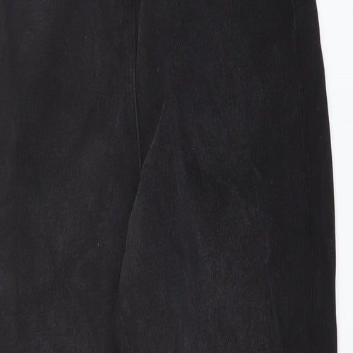 COLLUSION Womens Black Cotton Mom Jeans Size 6 L29 in Regular Button
